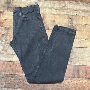 Levi's | Men's Distressed Black Gray Denim No Rips 511 Jeans Sz 31 X 32